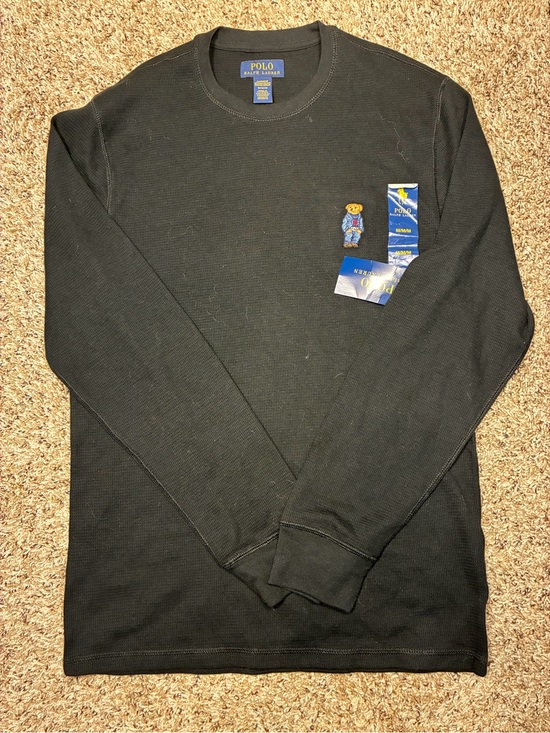 Polo Ralph Lauren Other - Polo Ralph Lauren Men’s Sleepwear Long Sleeve Bear Embroidered Thermal Top